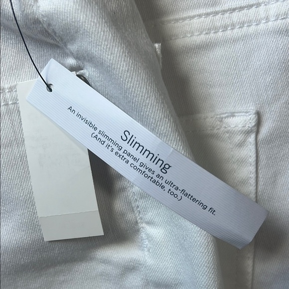 Talbots | Flawless High-Waist Straight-Leg Curvy | Women's White Jeans | 12 - Picture 5 of 16